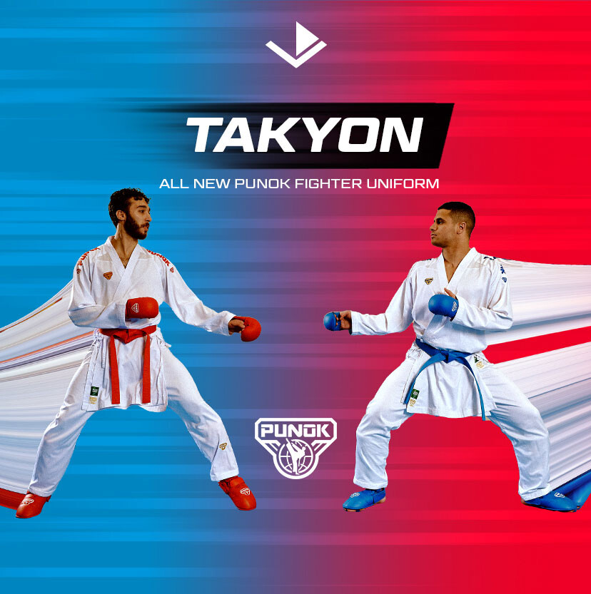 PUNOK WKF Wettkampf Kumite Uniform Takyon 3 Teile Set