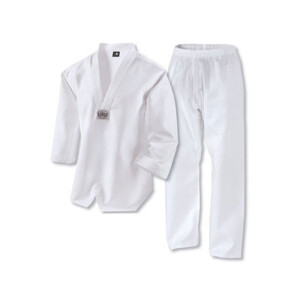 TKD LW Student Uniform 6 oz. Weiss 0