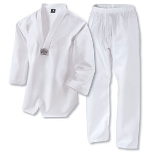 TKD LW Student Uniform 6 oz.Weiss 1