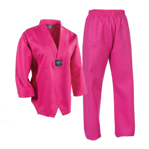 TKD LW Student Uniform 6 oz. Rosa 4