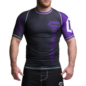 Gameness kurzärmeliger Profi Rashguard Lila S