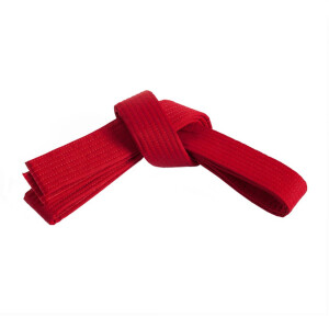 Double Wrap Solid Belt 0 Red