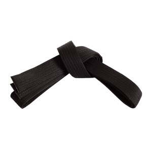 Double Wrap Solid Belt 0 Black