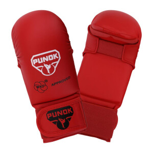 PUNOK WKF Karate Handschuhe S Rot