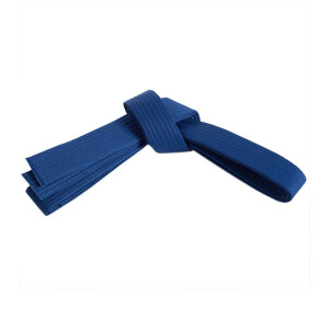 Single Wrap Solid Belt Blue 3