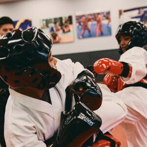 Schüler Sparring Set Jugend Schwarz